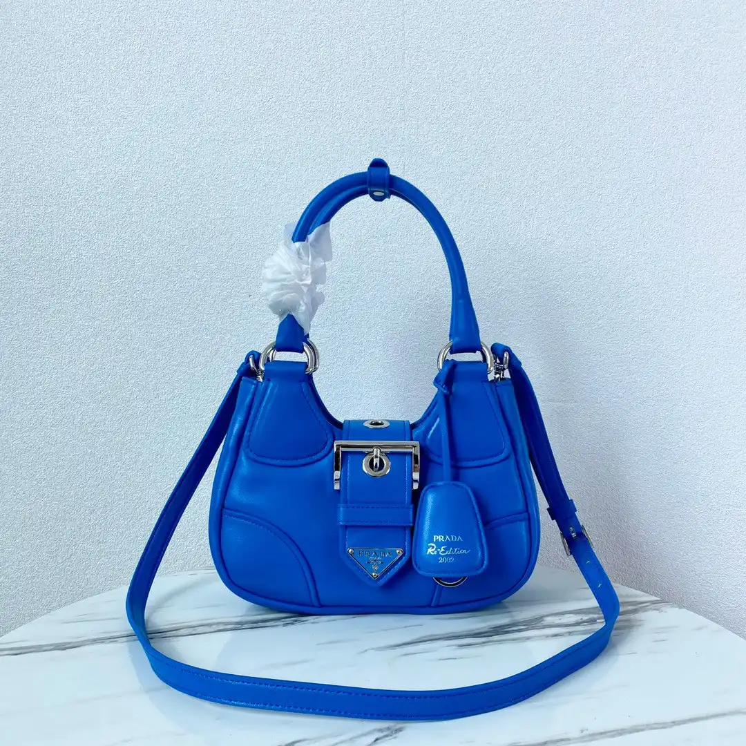 REP PRADA Moon padded nappa-leather bag