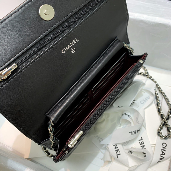 HOT SALE CL CHAIN WALLET LAMBSKIN NEW EDITION