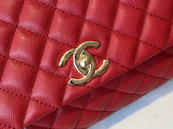 CHANEL LARGE FLAP BAG WITH TOP HANDLE