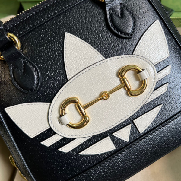 HOT SALE adidas x Gucci Horsebit 1955 mini bag