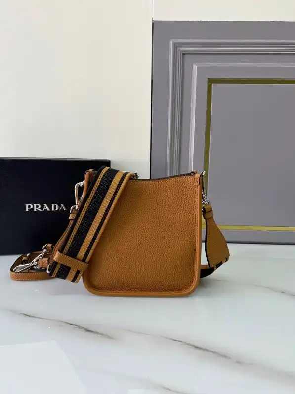 PRADA Leather mini shoulder bag