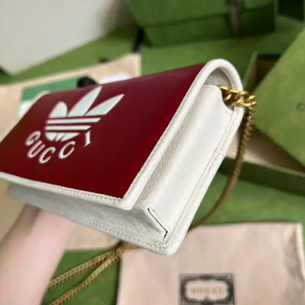 Adidas x Gucci wallet with chain