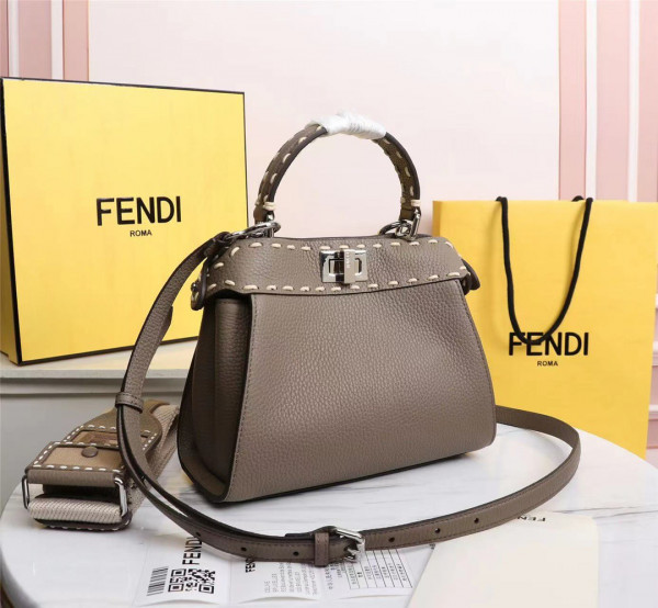 HOT SALE FENDI PEEKABOO MINI BAG-18-23-11cm