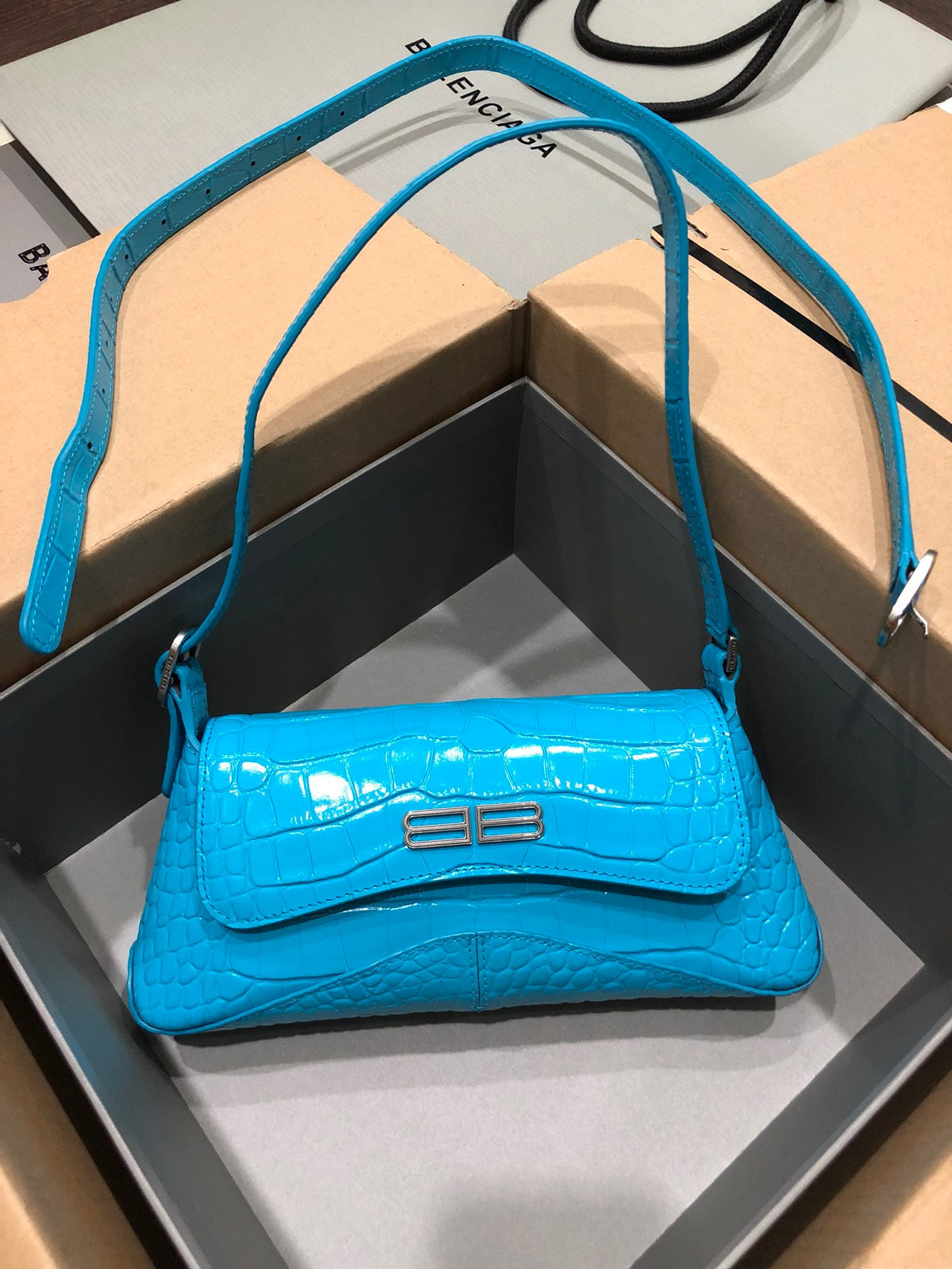 HOT SALE BALENCIAGA XX SMALL FLAP BAG BOX