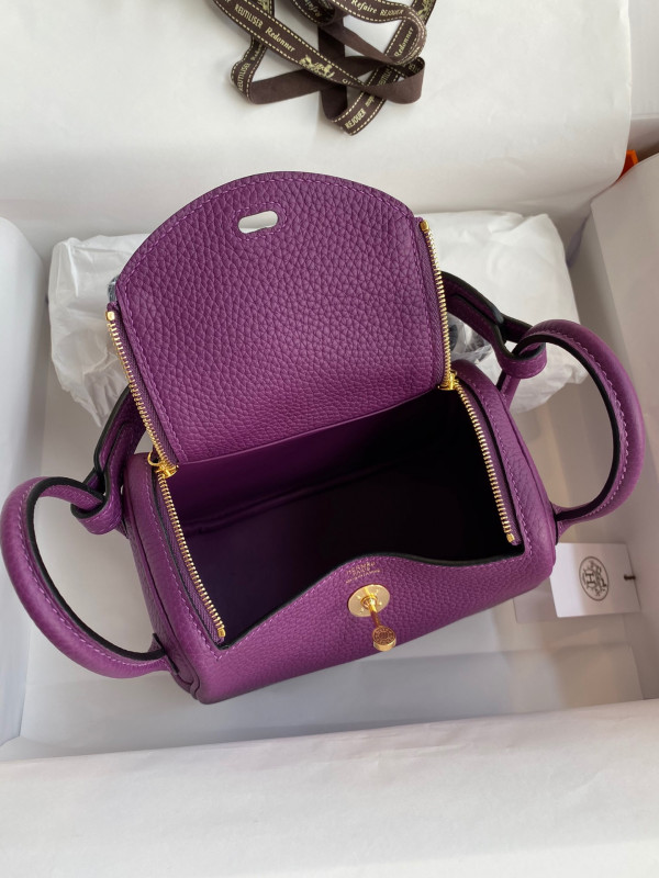 HOT SALE HERMES LINDY MINI HANDMADE