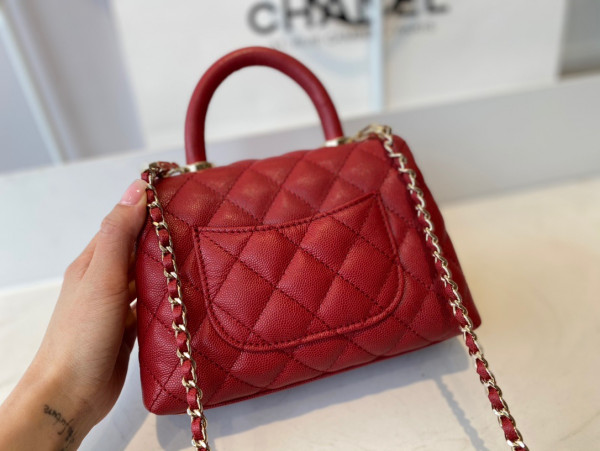 CL MINI FLAP BAG WITH TOP HANDLE