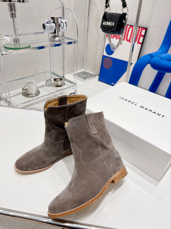 HOT SALE ISABEL MARANT SUSEE SUEDE ANKLE BOOTS