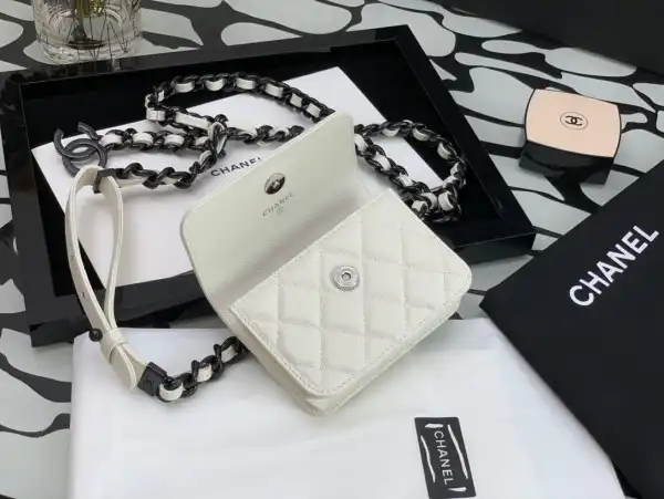 First Bag Ru CHANEL BELT FLAP CARD HOLDER