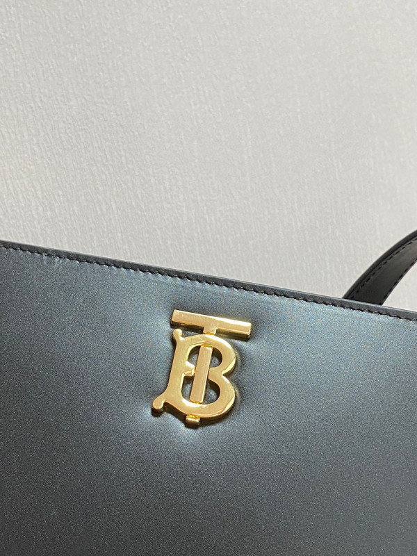 HOT SALE BURBERRY Leather TB Shoulder Bag