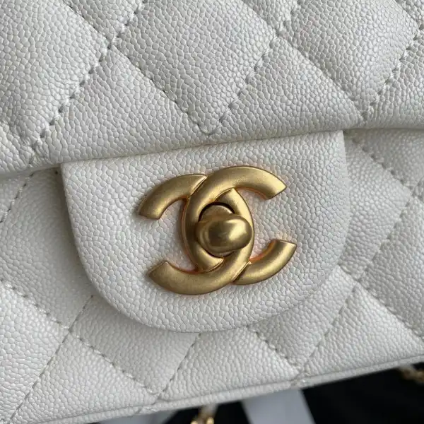 CHANEL MINI FLAP BAG WITH TOP HANDLE