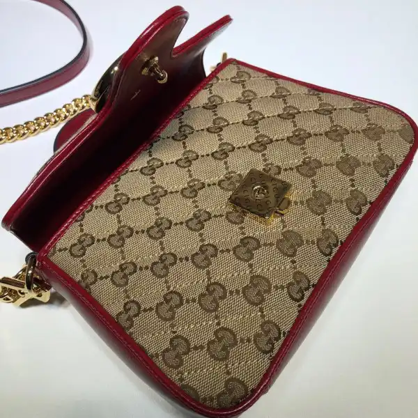 First bag ru GUCCI GG Marmont mini top handle bag