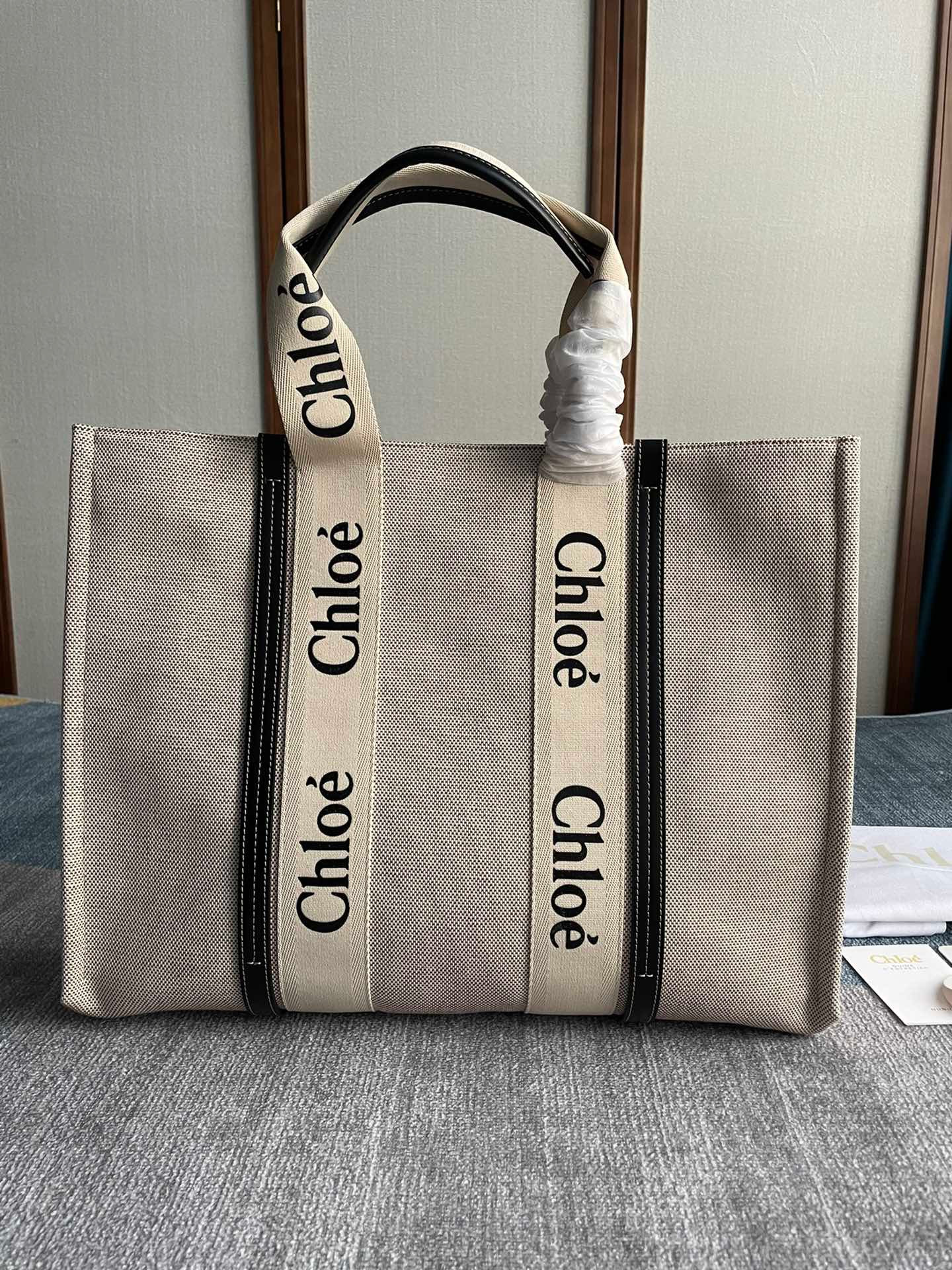 HOT SALE CHLOÉ LARGE WOODY TOTE BAG