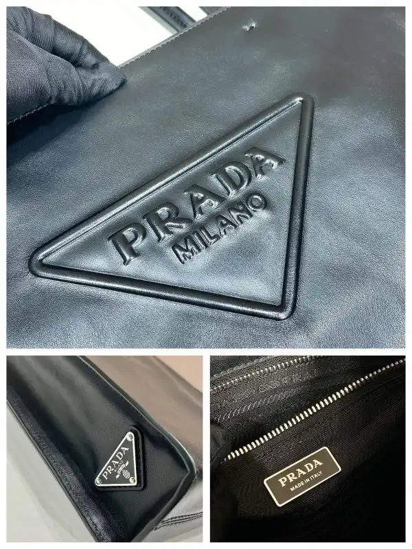 First bag ru PRADA Leather tote bag