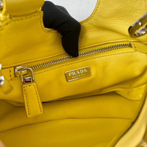 HOT SALE PRADA Moon padded nappa-leather bag