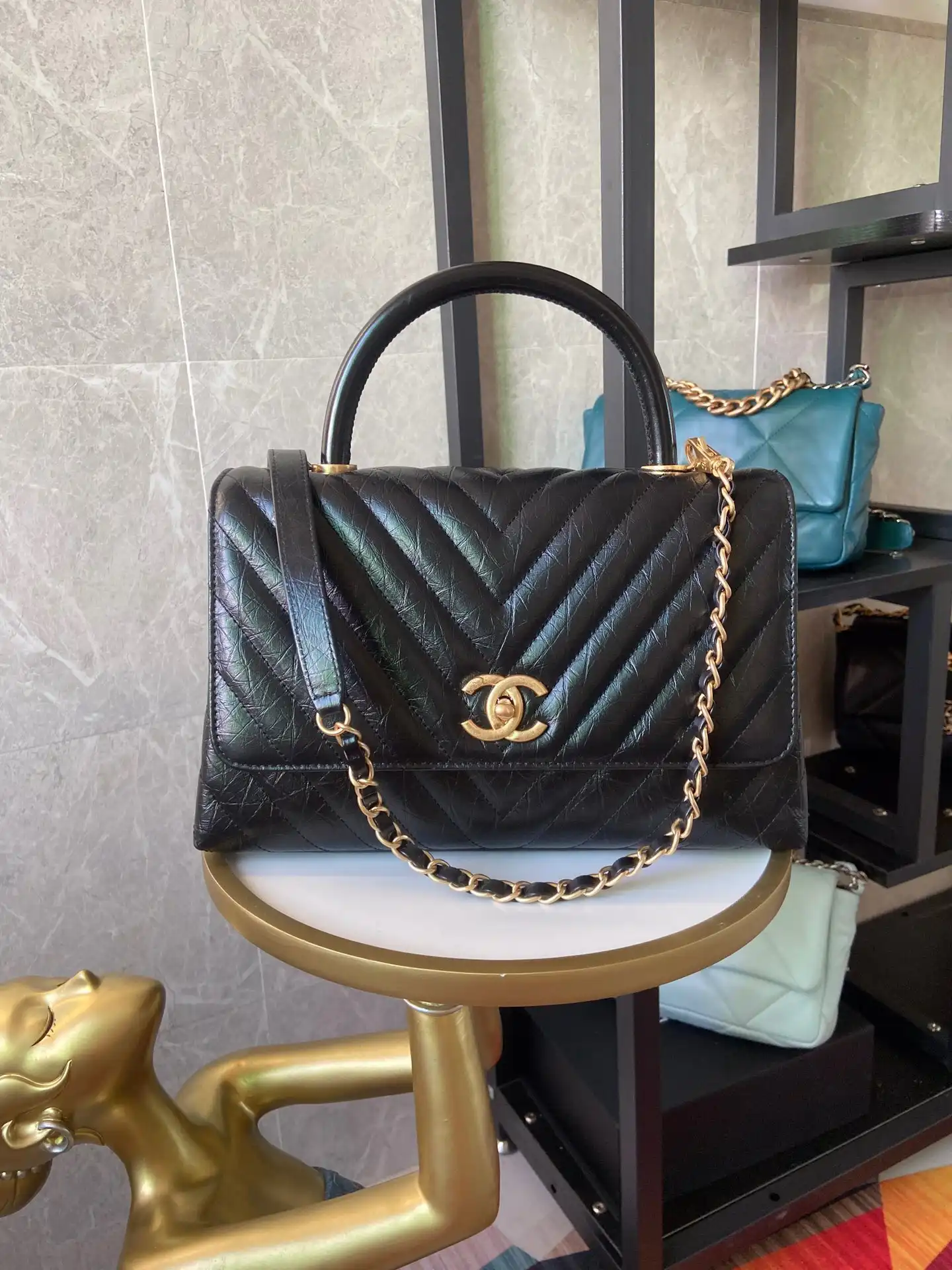 CHANEL COCO HANDLE BAG