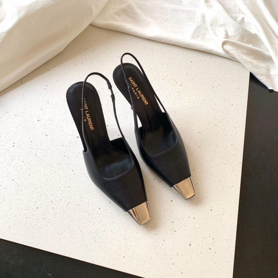 HOT SALE YSL VESPER SLINGBACK PUMPS