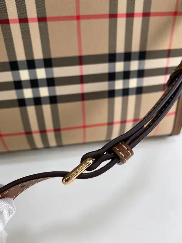 BURBERRY Small Vintage Check Two-handle Title Bag