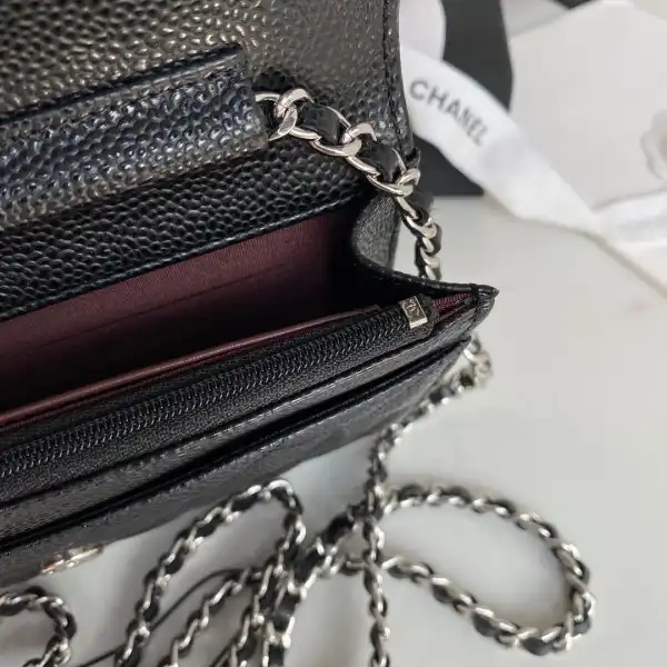 Affordable CL CHAIN WALLET CAVIAR NEW EDITION