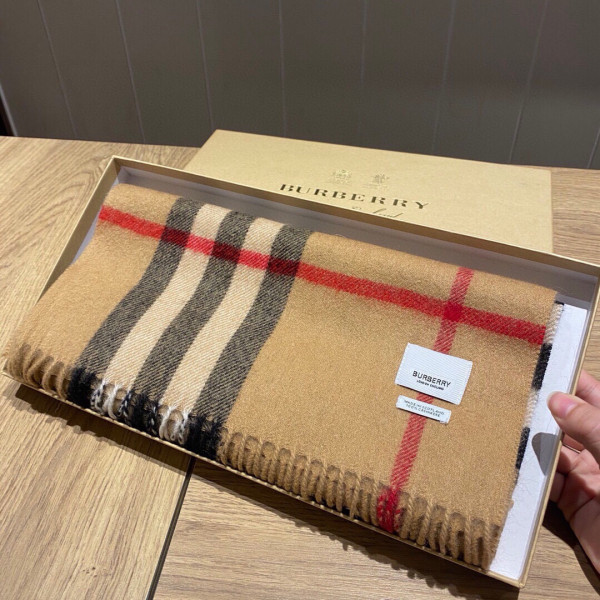 Burberry Check Cashmere Scarf