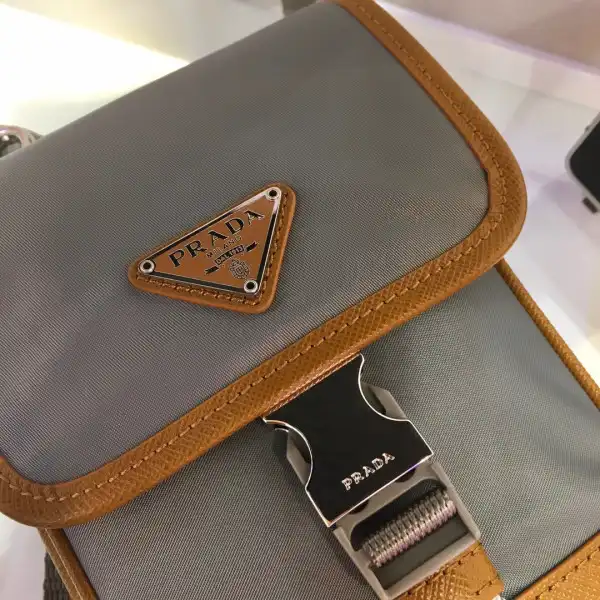 PRADA Nylon and Saffiano Leather Smartphone Case