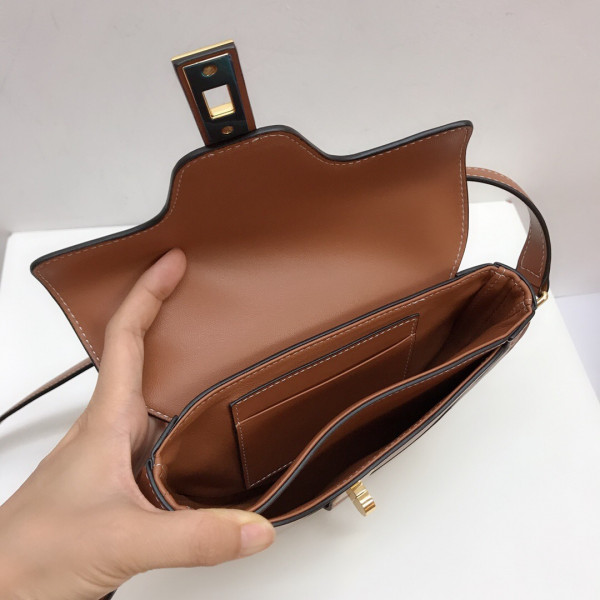 [FREE SHIPPING] CELIN* SMALL BESACE 16 BAG IN SATINATED CALFSKIN