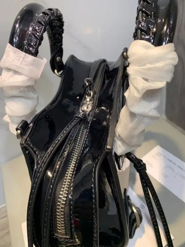 BALENCIAGA NEO CHANELASSIC NANO TOP HANDLE BAG