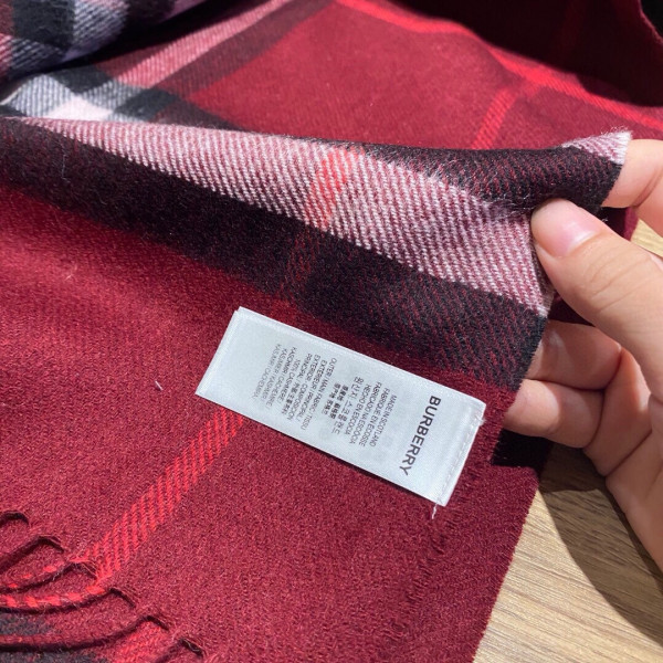 HOT SALE Burberry Check Cashmere Scarf