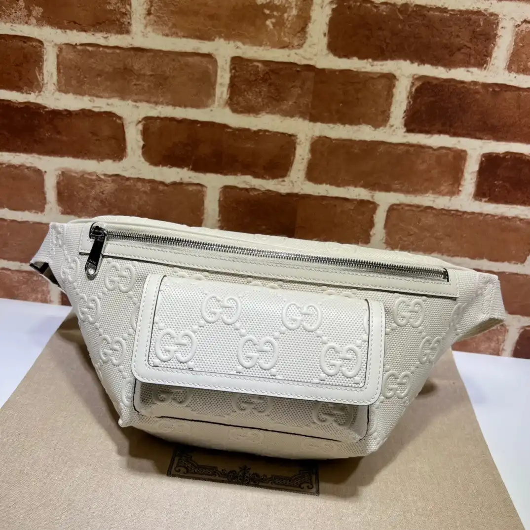 Gucci GG embossed belt bag