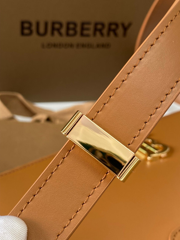 HOT SALE BURBERRY Leather TB Shoulder Bag