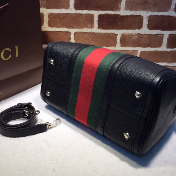 HOT SALE GUCCI Vintage Web Original GG boston bag