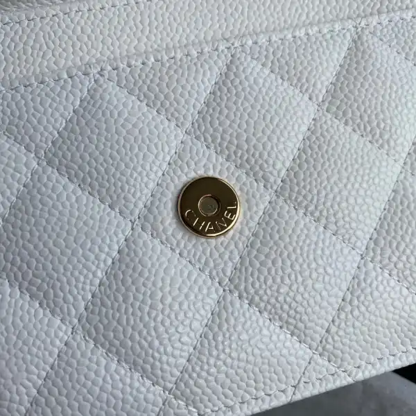 CHANEL CHAIN WALLET CAVIAR NEW EDITION