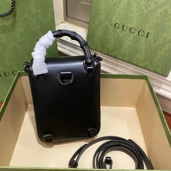 Cheap HOT SALE Gucci Bamboo mini handbag