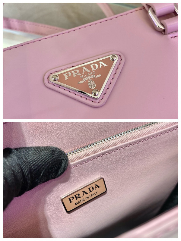 HOT SALE PRADA LARGE brushed leather tote