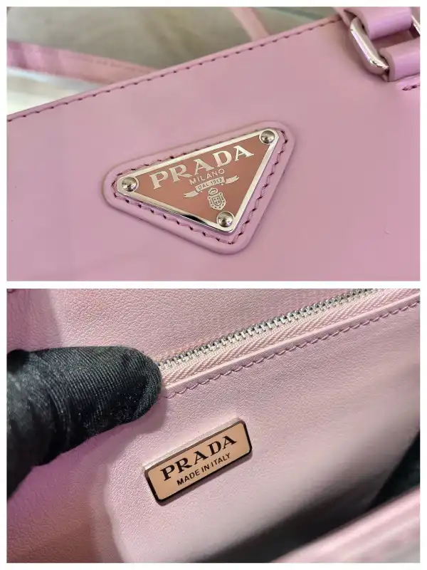 PRADA LARGE brushed leather tote