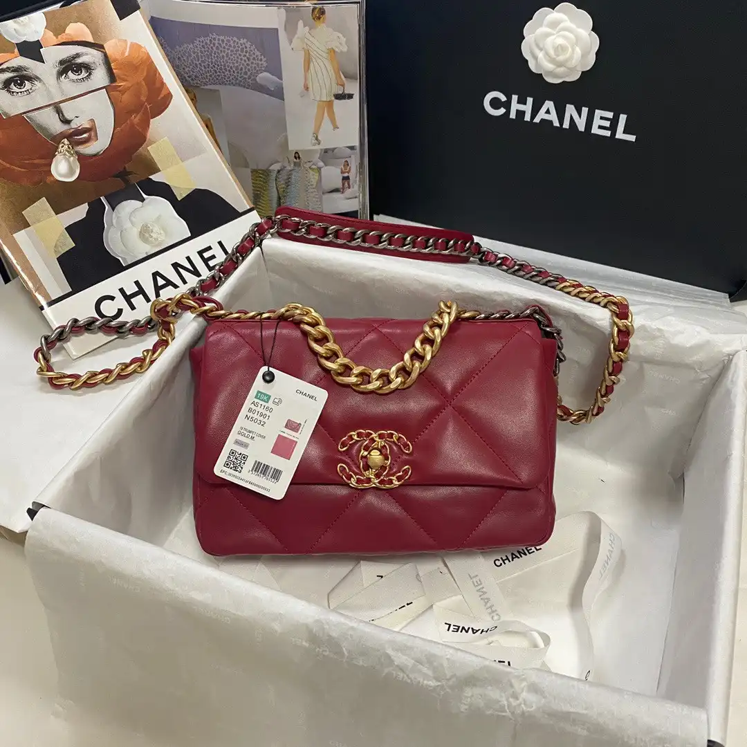 First Bag Ru CHANEL 19 FLAP BAG