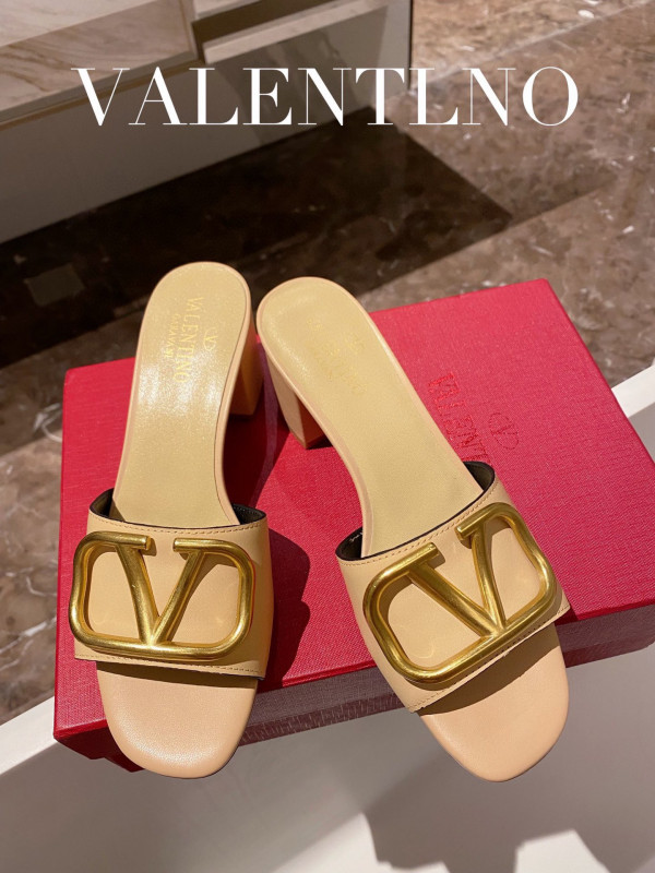 HOT SALE VALENTINO VLOGO SIGNATURE SLIDE SANDAL