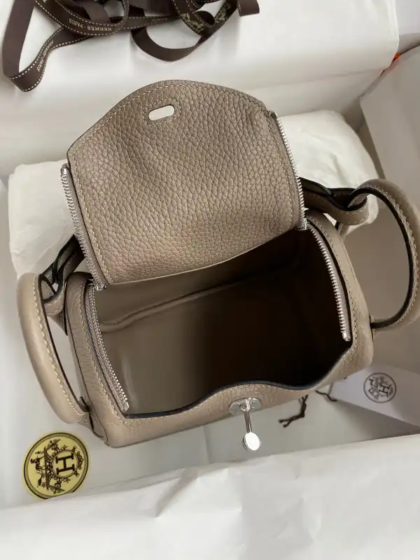 Bagsoffer HERMES LINDY MINI HANDMADE