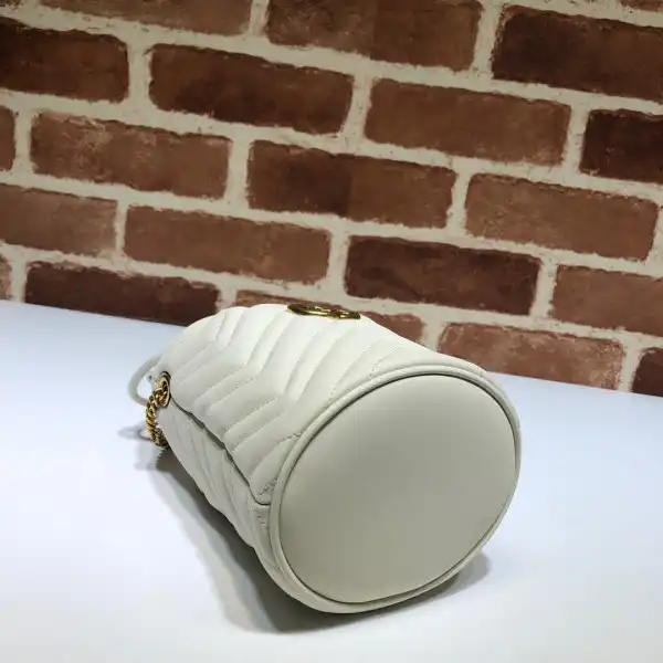 Firstbag Ru GUCCI GG Marmont mini bucket bag