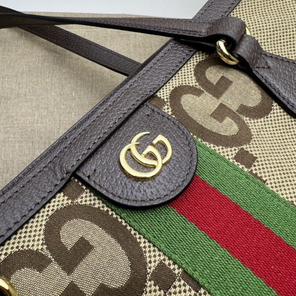 HOT SALE GUCCI Ophidia jumbo GG medium tote