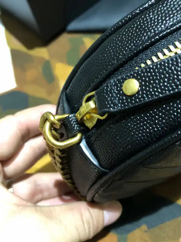 First bag ru YSL VINYLE ROUND CAMERA BAG