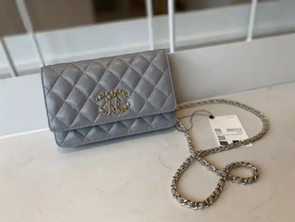 CHANEL CHAIN WALLET LAMBSKIN