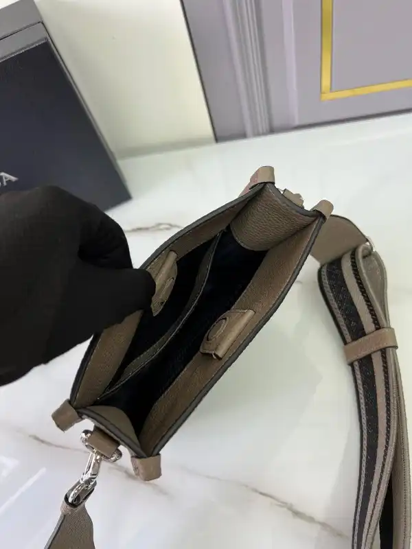 PRADA Leather mini shoulder bag