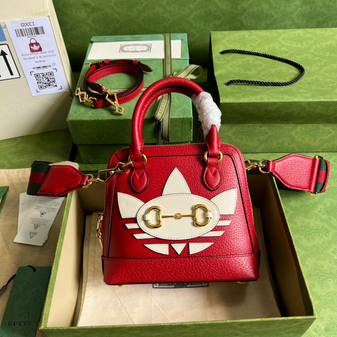 HOT SALE adidas x Gucci Horsebit 1955 mini bag