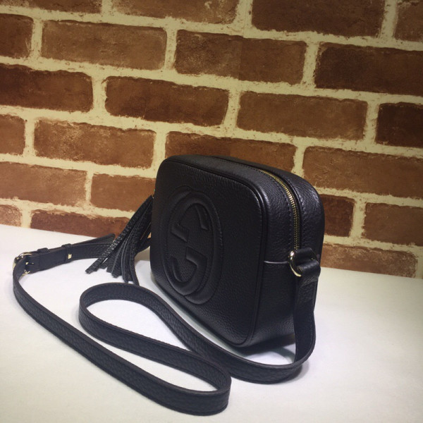 HOT SALE GUCCI Soho small leather disco bag