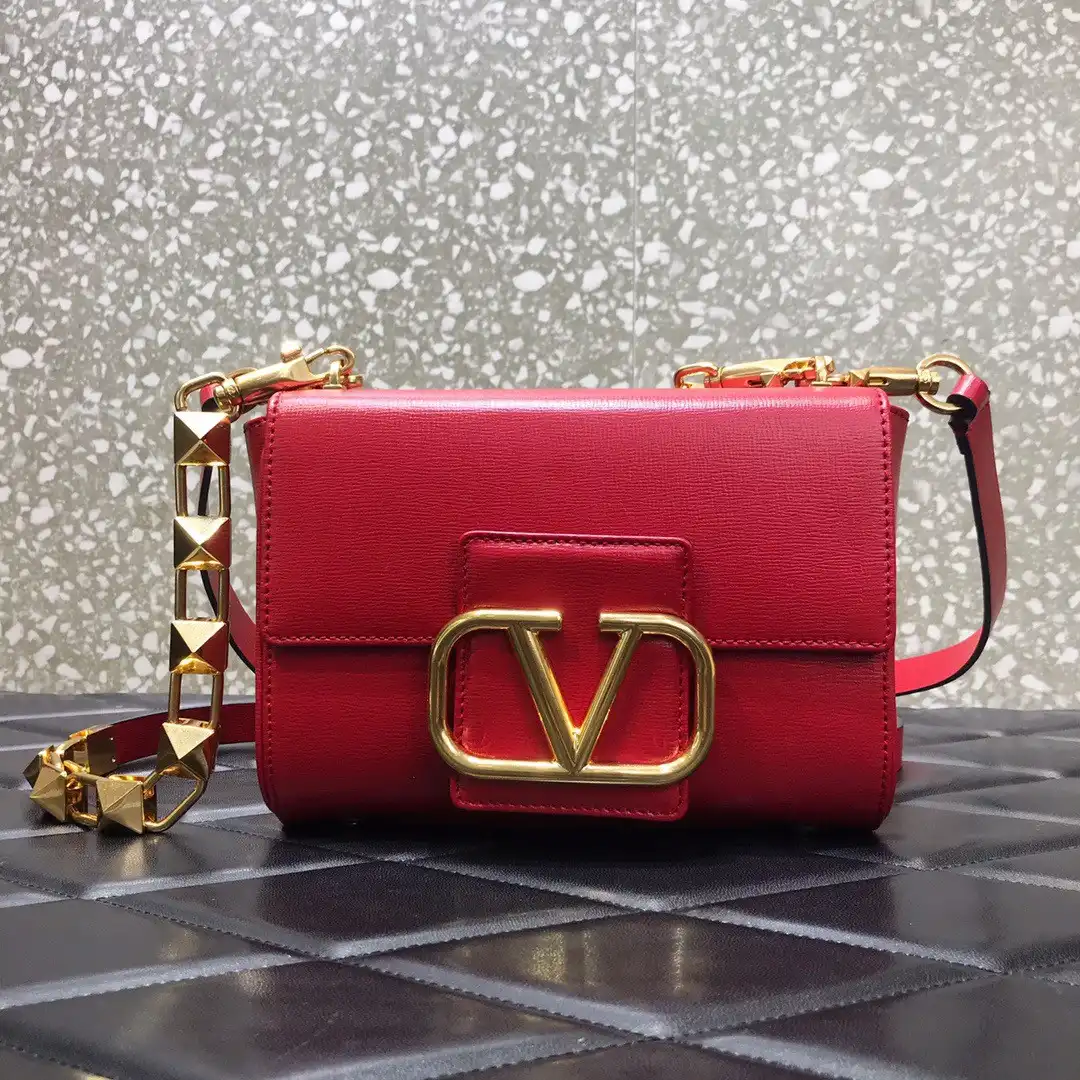 Valentino STUD SIGN SHOULDER BAG