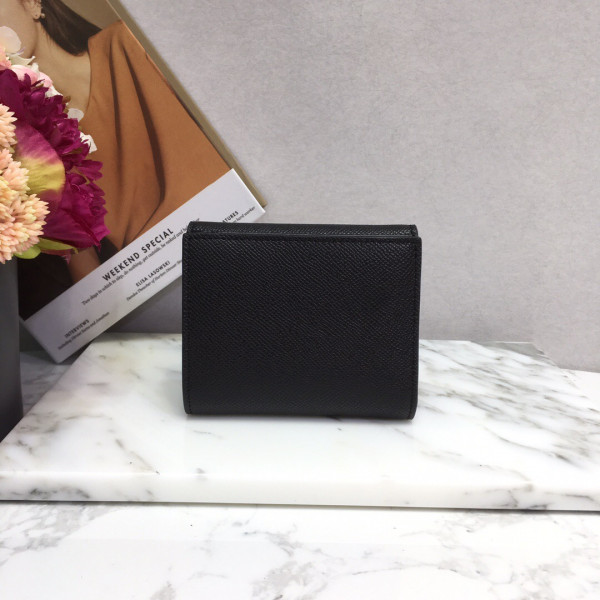 HOT SALE VALENTINO GARAVANI COMPACT VSLING GRAINY CALFSKIN WALLET