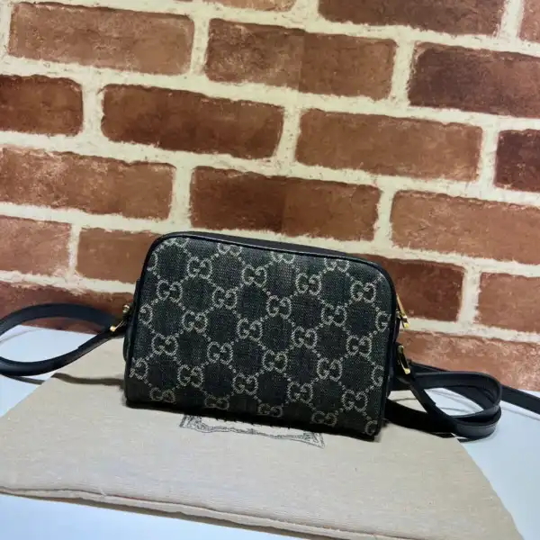 GUCCI Ophidia Suede Mini Bag