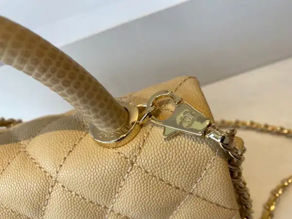 CHANEL MINI FLAP BAG WITH TOP HANDLE