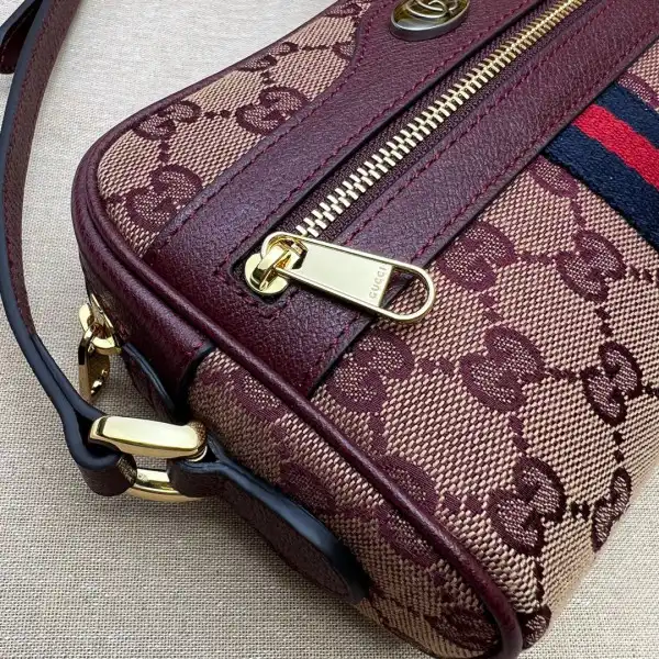 First bag ru GUCCI Ophidia Suede Mini Bag