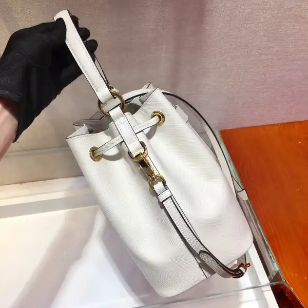 PRADA Saffiano Leather Bucket Bag